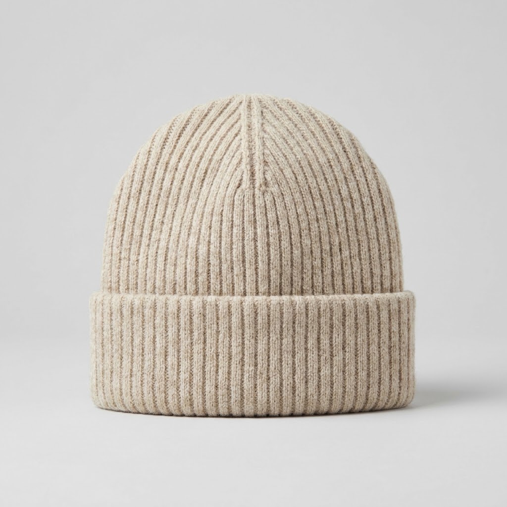 p1 Ribbed Wool Beanie