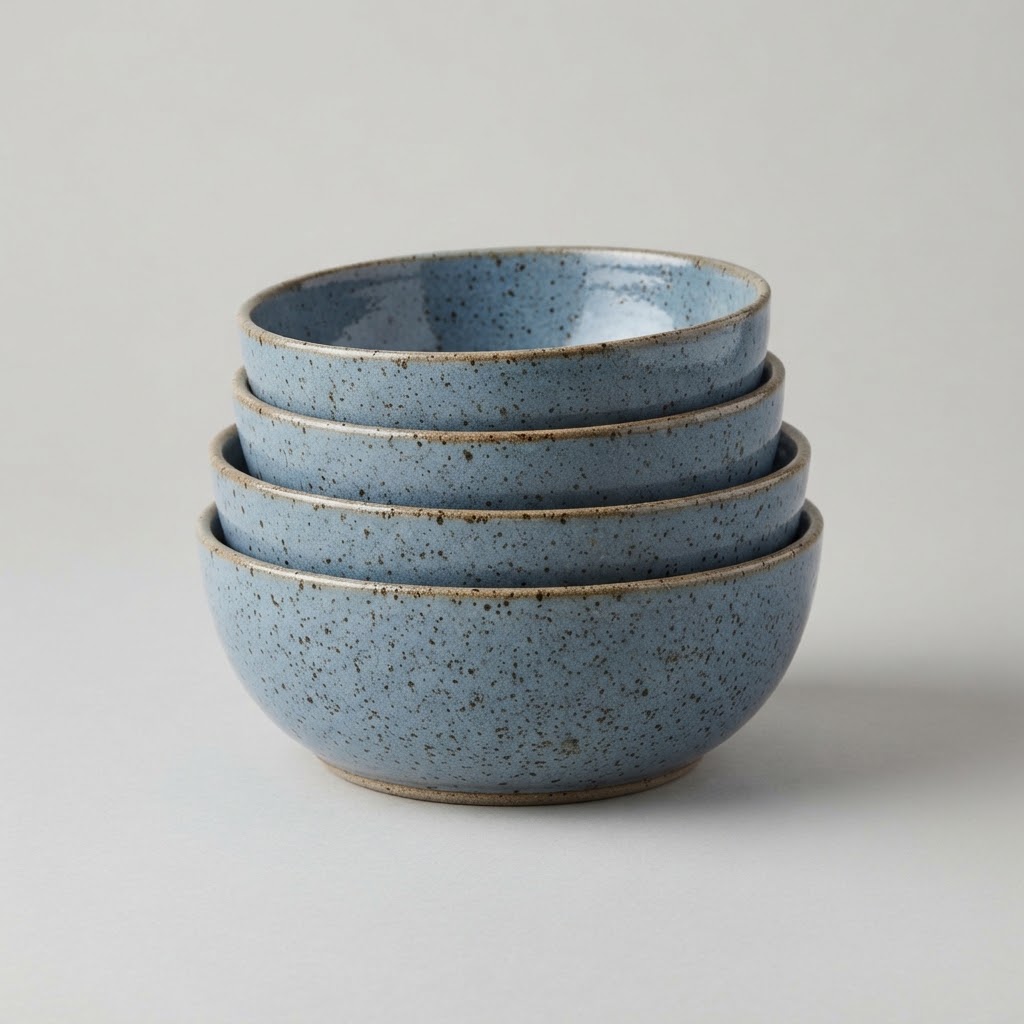 p2Stoneware Dinner Bowl Set