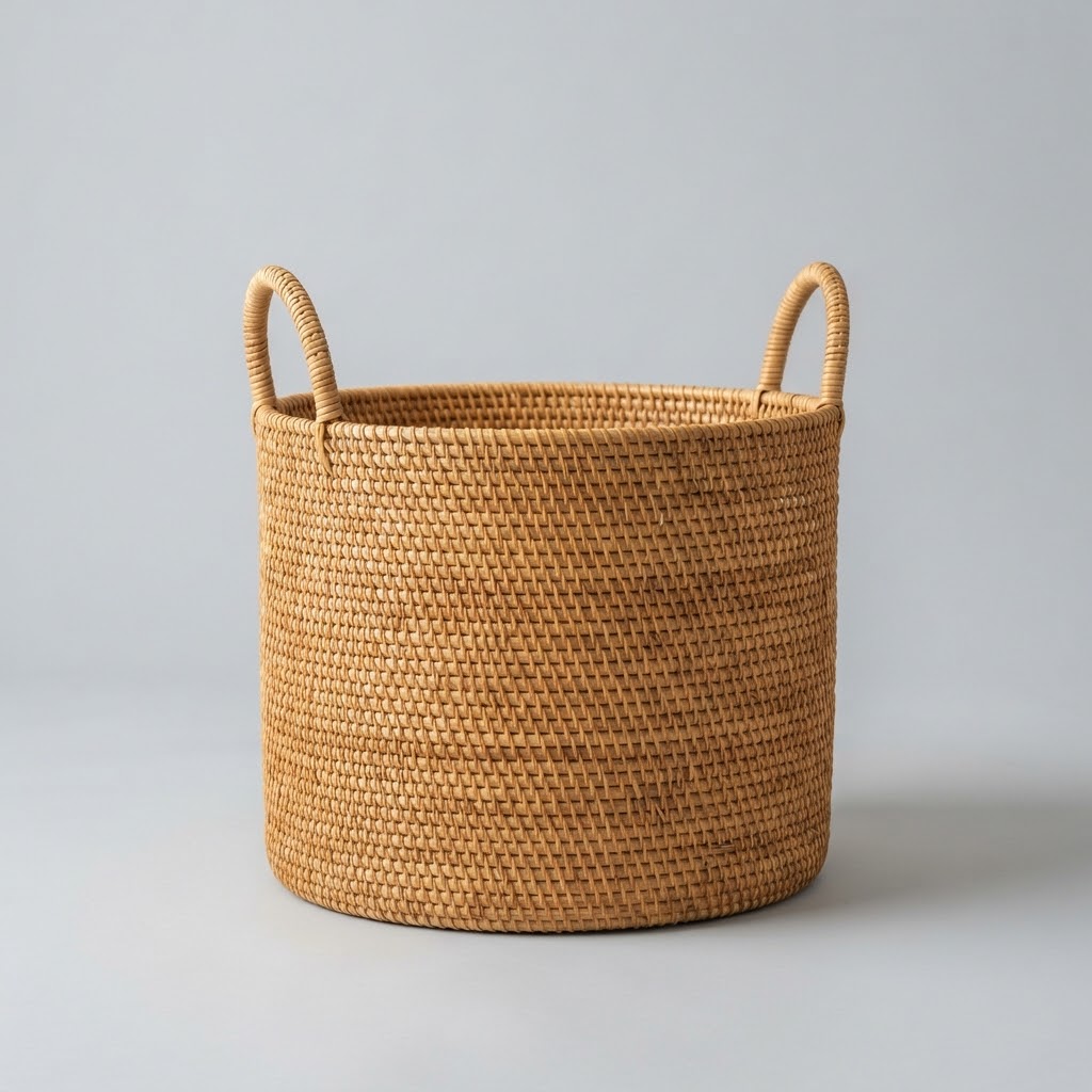 p1 Rattan Storage Basket
