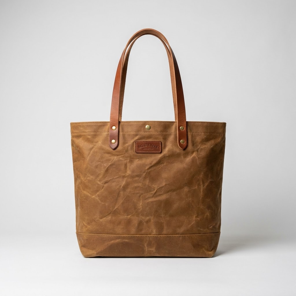 p1 Harbor Waxed Canvas Tote